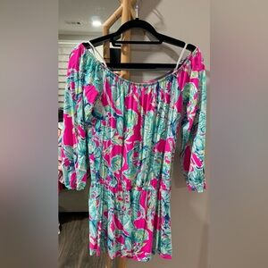 Lilly size M long sleeve dress/romper (shorts underneath)